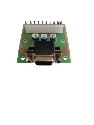 VGA RGB CGA 커넥터 POG POT O 금 신호 변환기 PCB 보드 예비 부품