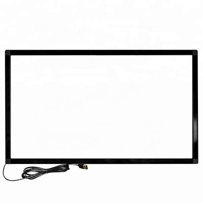 55"인치 적외선 멀티 터치 오버레이 키트 오픈 프레임 블랙 300cd/m2