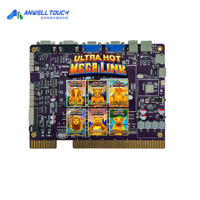 HET 스킬 메가링크 게임 메가링크 6in1 Pcb 게임 보드 US PLUG