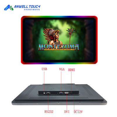 PCAP BalIy 용량 터치 화면 모니터 23.8 인치 아크릴 LED 라이트 HD 모니터 게임 터치 디스플레이