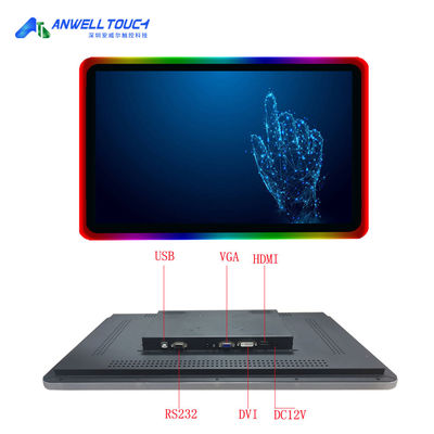 PCAP BalIy 용량 터치 화면 모니터 23.8 인치 아크릴 LED 라이트 HD 모니터 게임 터치 디스플레이