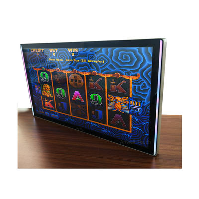 23'' 스크래치 저항 터치 스크린 게임 모니터 아리스토크라테스 헬릭스용 사이드+엣지 LED 베젤