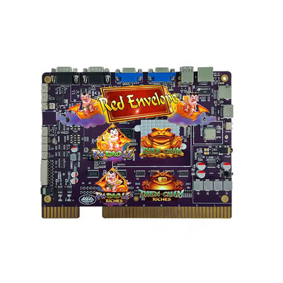 멀티 스킬 게임 Pcb 보드 레드 엔버프 4in1 아케이드 머신