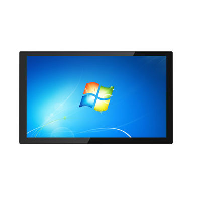 내장 21.5 인치 얇은 평면 LCD 모니터 Dvi VGA 용량 PCAP 터치 모니터