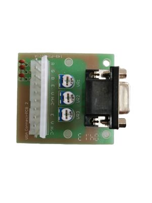 VGA RGB CGA 커넥터 POG POT O 금 신호 변환기 PCB 보드 예비 부품