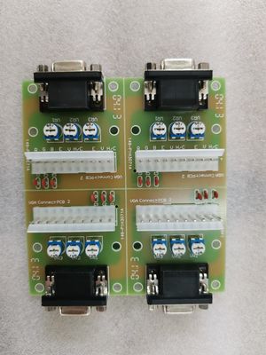 VGA RGB CGA 커넥터 POG POT O 금 신호 변환기 PCB 보드 예비 부품
