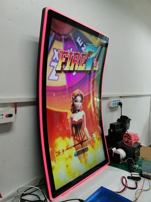 싱글 터치 또는 멀티 터치 49 인치 용량 C 곡선 모니터 터치 스크린 게임 모니터 아크릴 스타일