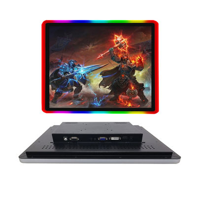 178/178 ° 뷰 앵글 19 인치 게임 터치 모니터 USB/RS232 커넥터