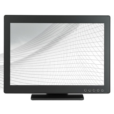 1280 X 1024 해상도, RS232 / USB 터치 신호 입력 및 5ms 응답 시간을 갖춘 고해상도 산업용 터치 모니터